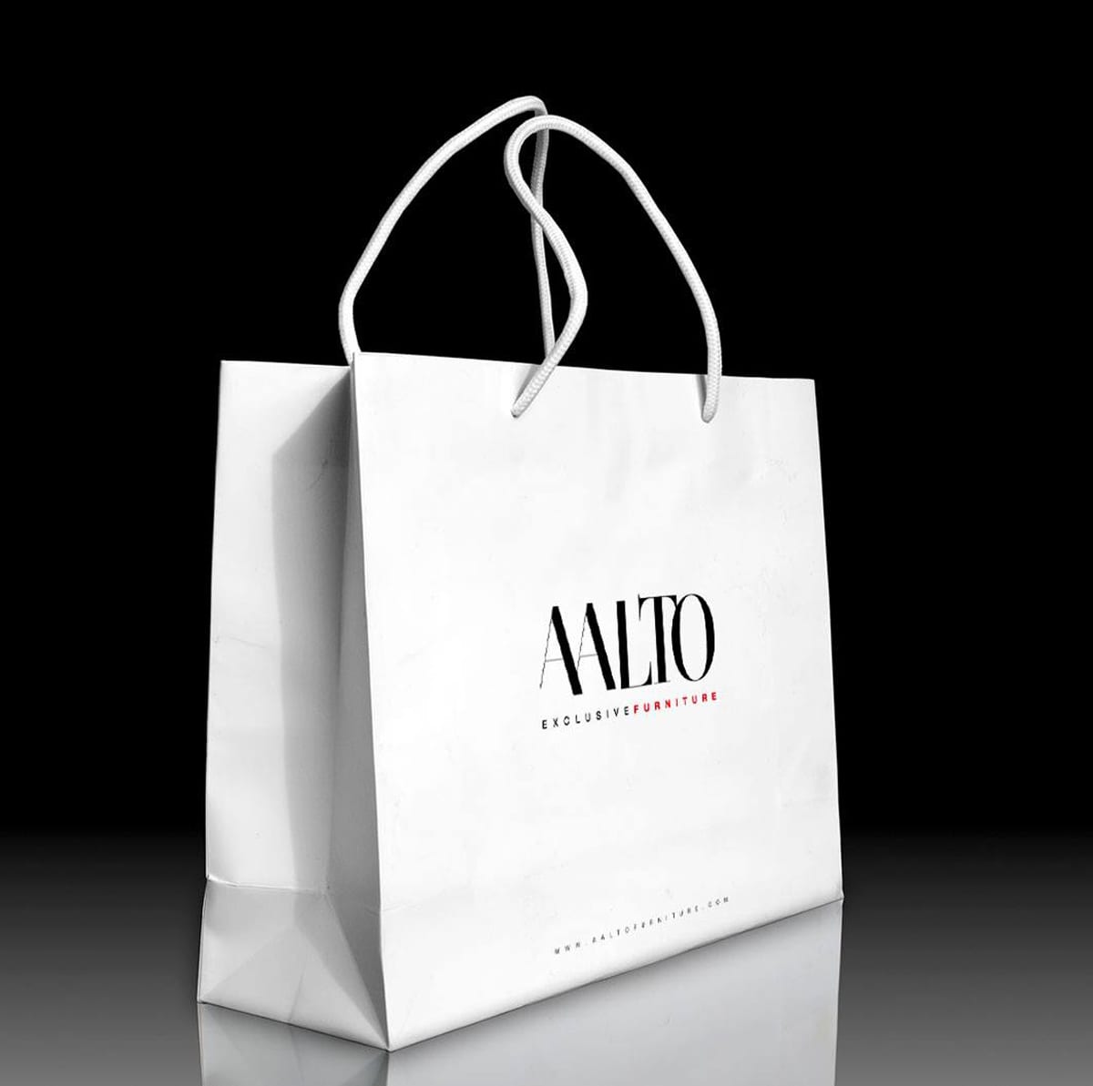 Diseño de bolsas con logotipo para tiendas comerciales