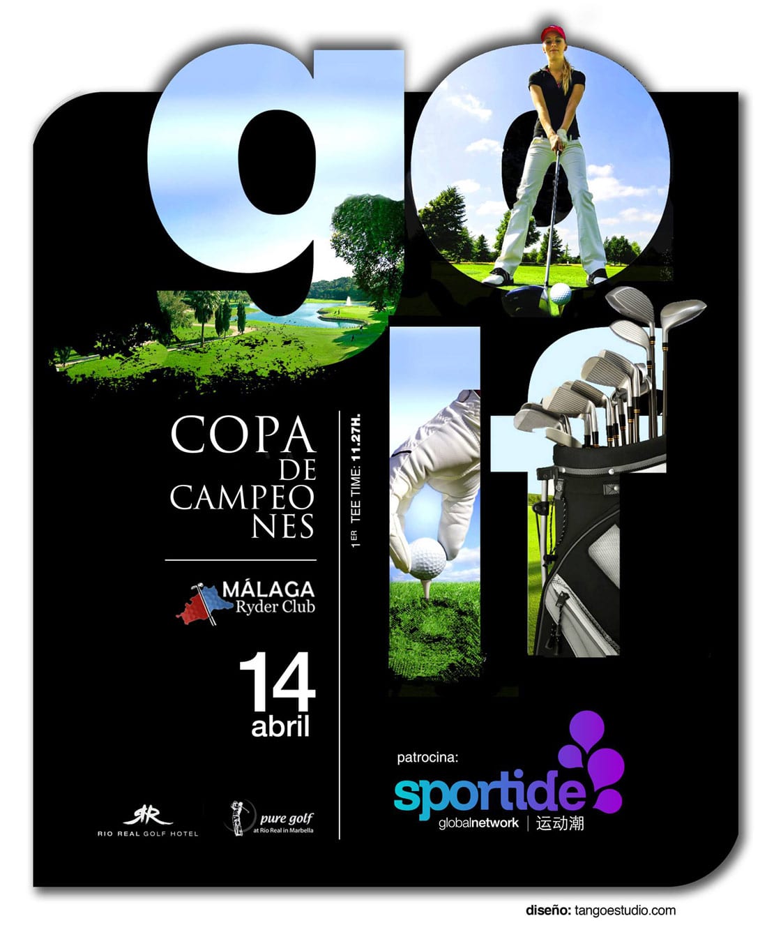 Málaga ryder club, sportide, diseño de newsletter