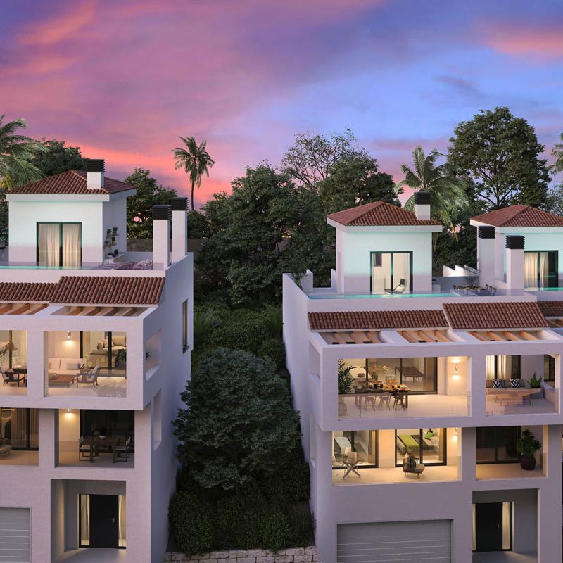 Siesta Homes, oakhill, Marbella, Infografía 3D