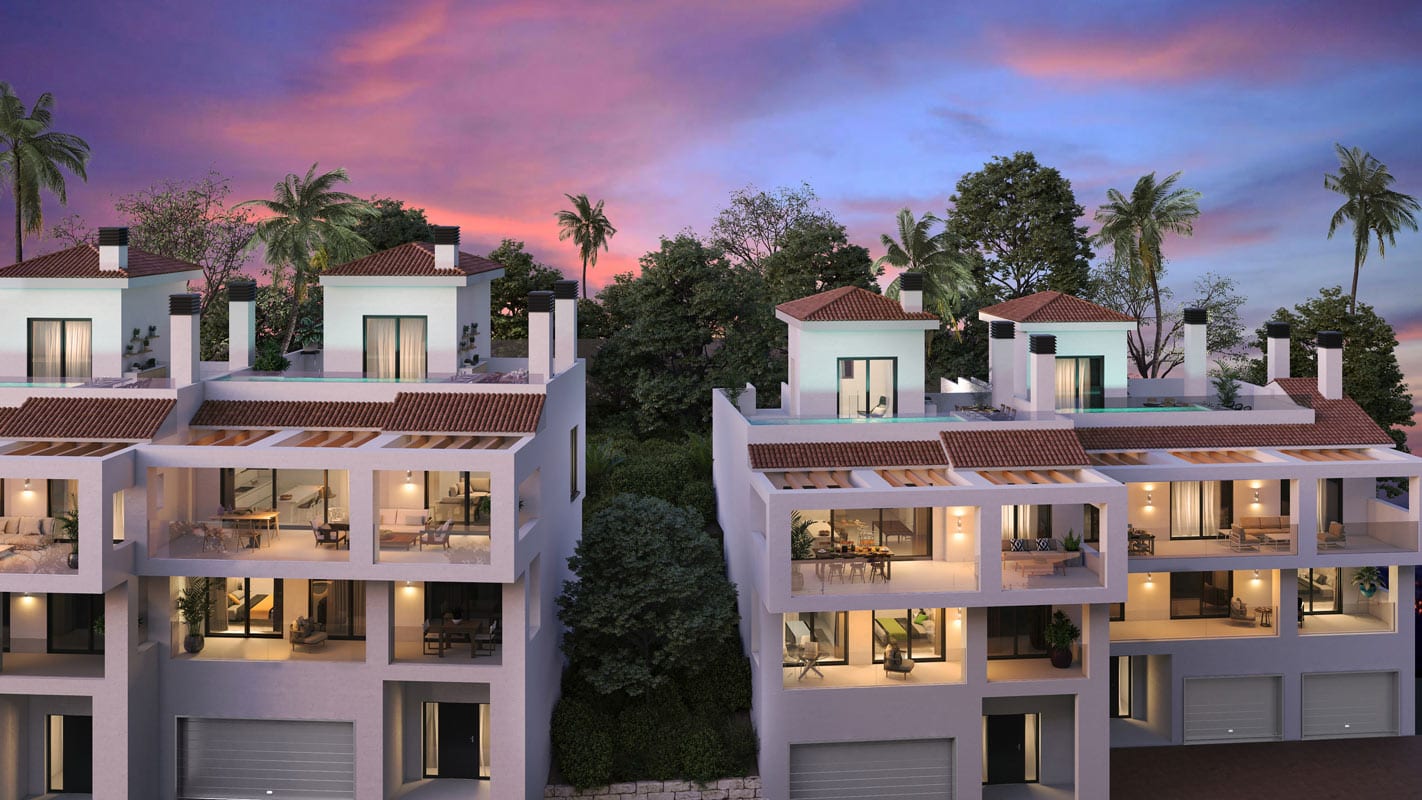 Siesta Homes, oakhill, Marbella, Infografía 3D