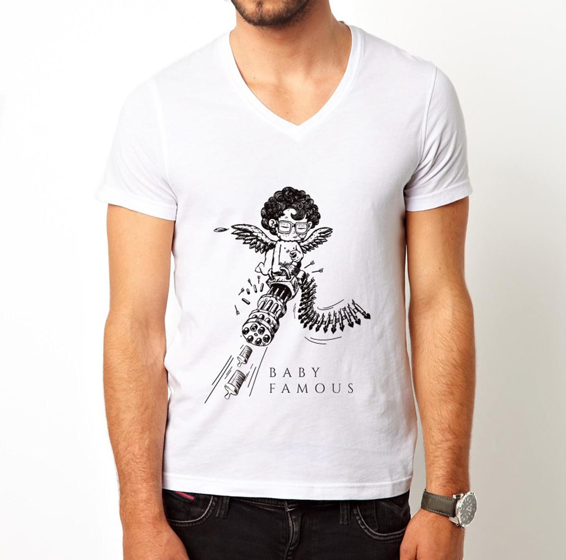 BBdone, diseño de camiseta de hombre con dibujo creativo