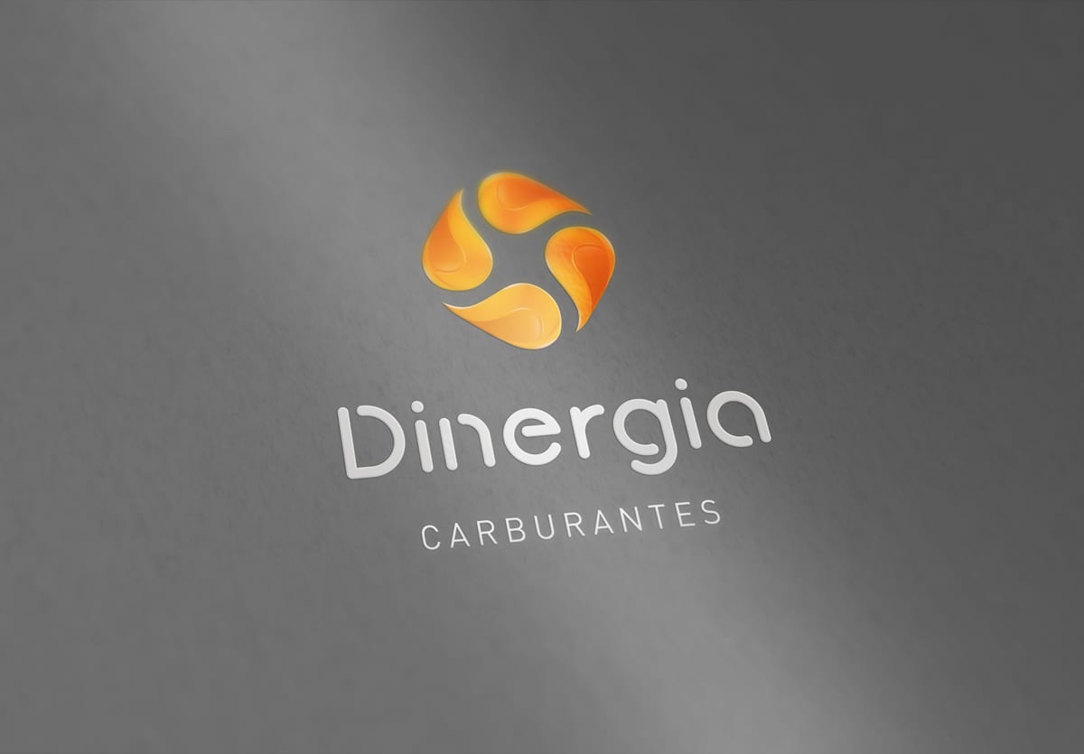 Dinergia, Málaga, diseño de logotipo