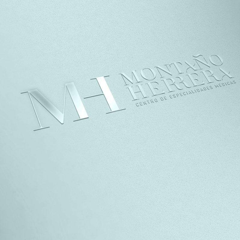 Montaño Herrera, diseño de logotipo minimalista y elegante
