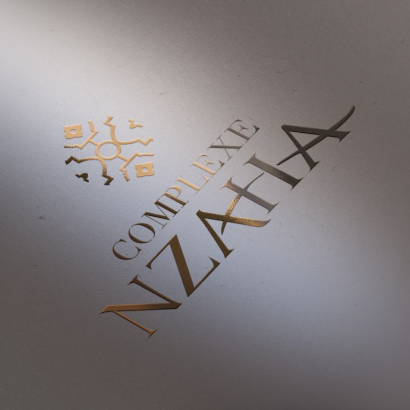 diseño de logo en estampacion cobre