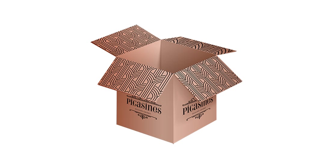 Picasines, packaging