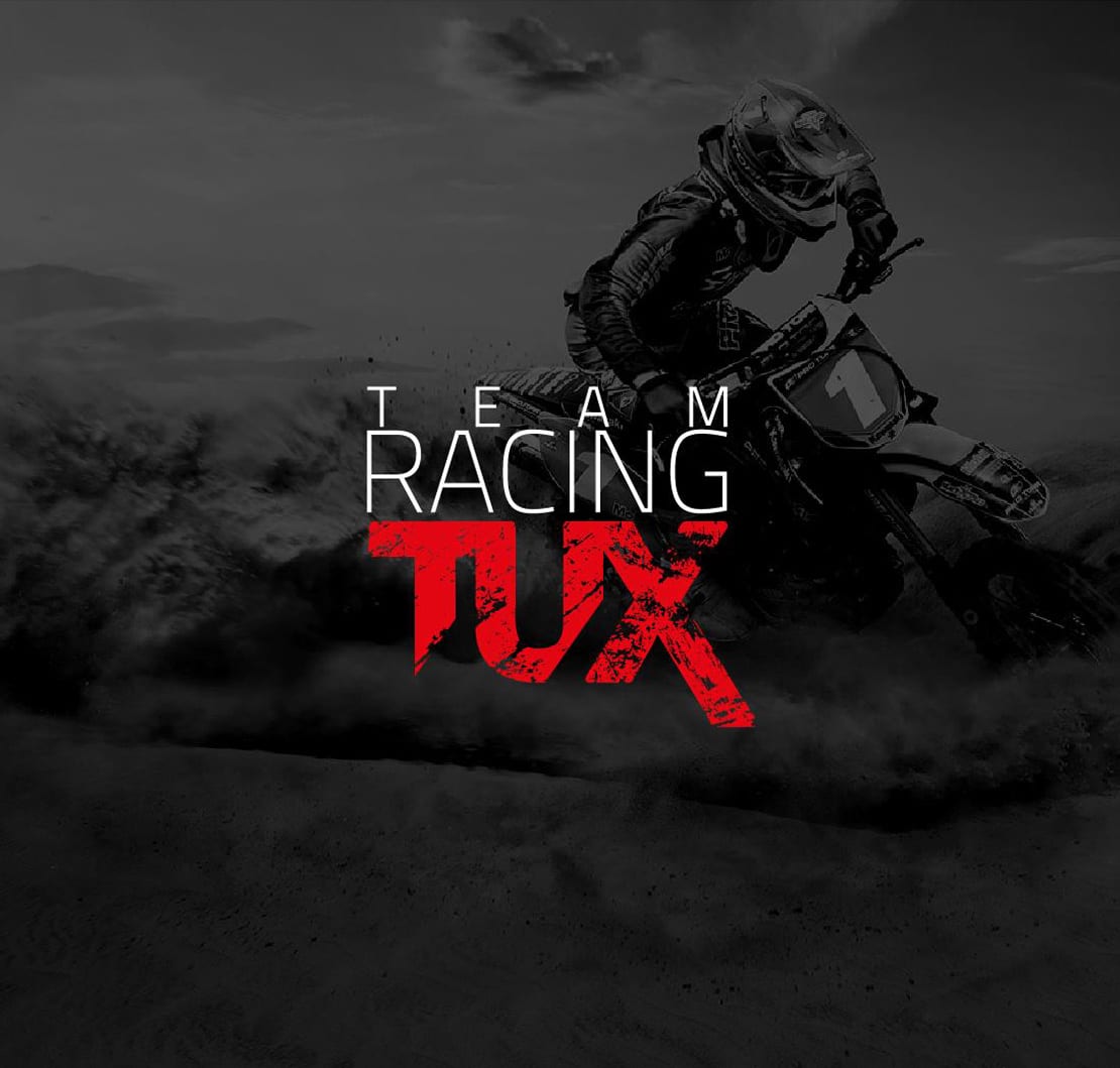 Team racing tux, diseño de imagen corporativa