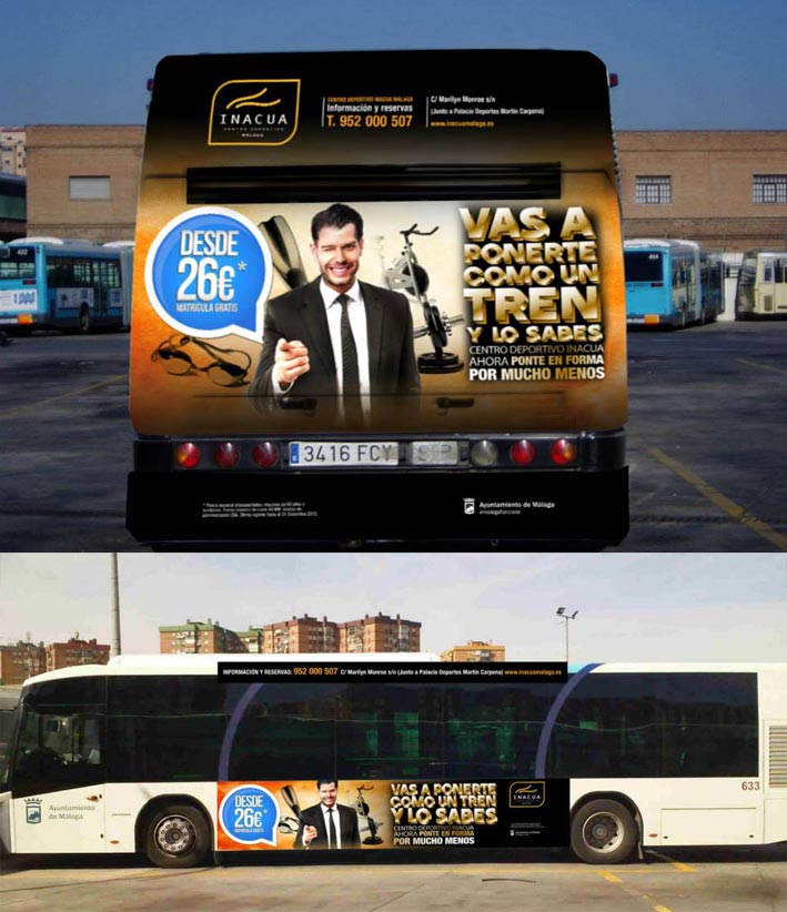 campaña creativa en autobuses, creatividad